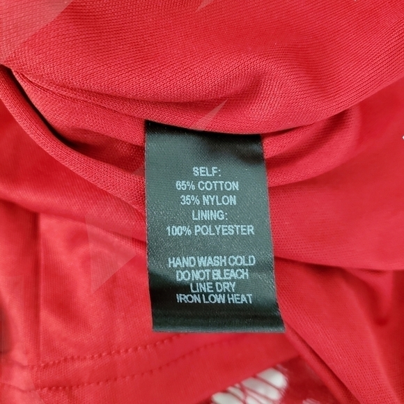 Lulu's Mini Dress Medium Red Flair-est of Them All Lace Flounce Sleeve Zip NWT - Picture 9 of 12